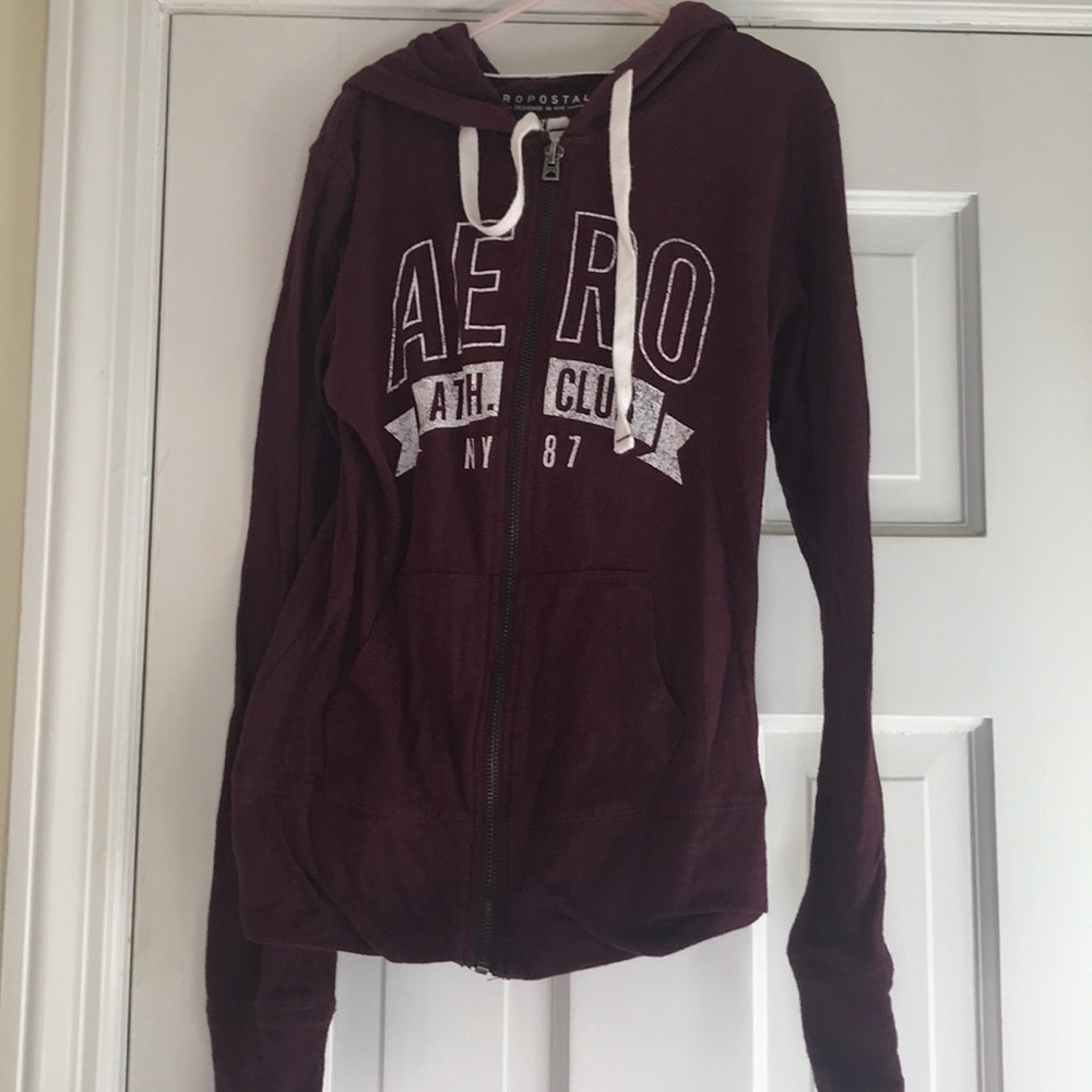 Girls zippered hoodie.